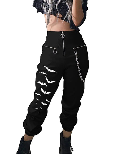 Quick Dry Outdoor Pants Rave Pants for Women Techwear Relaxed Fit Jogger Pants Solid Jogger