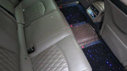 Baby’s Breath Fiber Optic Car Foot Mat