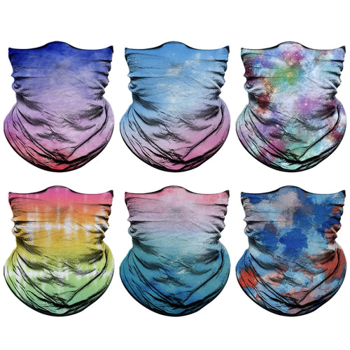 Venswell Neck Gaiter Face Mask Men WomenSeamless Bandana Rave Face Cover Scarf MaskBalaclavaHeadband Head WrapHeadwear (A-Style 1)