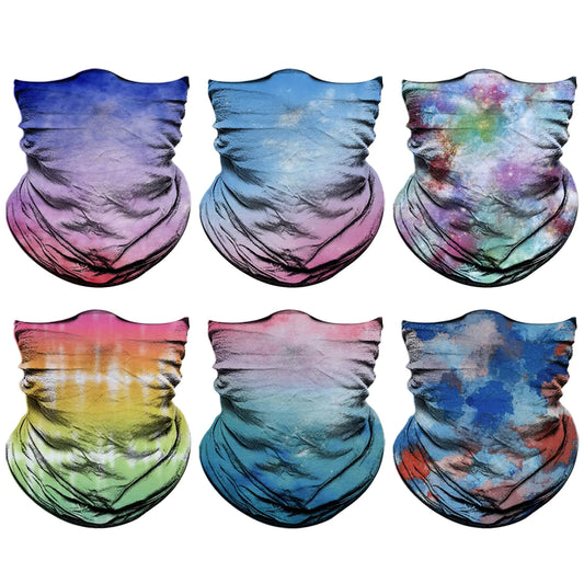 Venswell Neck Gaiter Face Mask Men WomenSeamless Bandana Rave Face Cover Scarf MaskBalaclavaHeadband Head WrapHeadwear (A-Style 1)