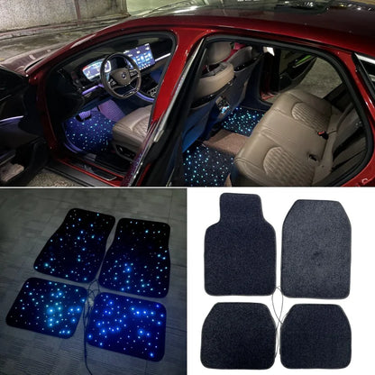 Baby’s Breath Fiber Optic Car Foot Mat