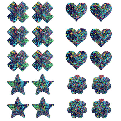 Sun.YG Nipple Breast Covers Nipplecovers Rave Pasties Adhesive Bra Disposable 10Pair