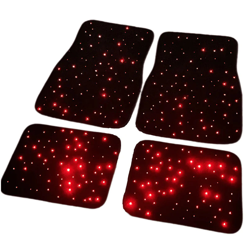 Baby’s Breath Fiber Optic Car Foot Mat